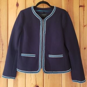 Talbots zipper front dress jacket  , size 10